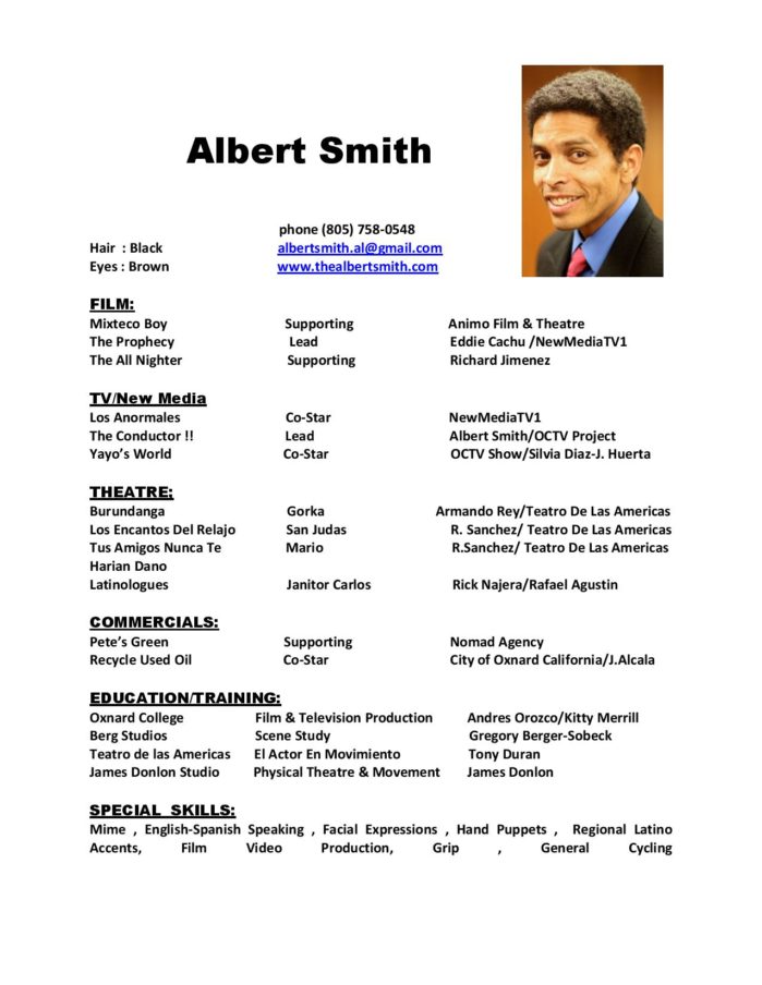 Resume | Albert Smith